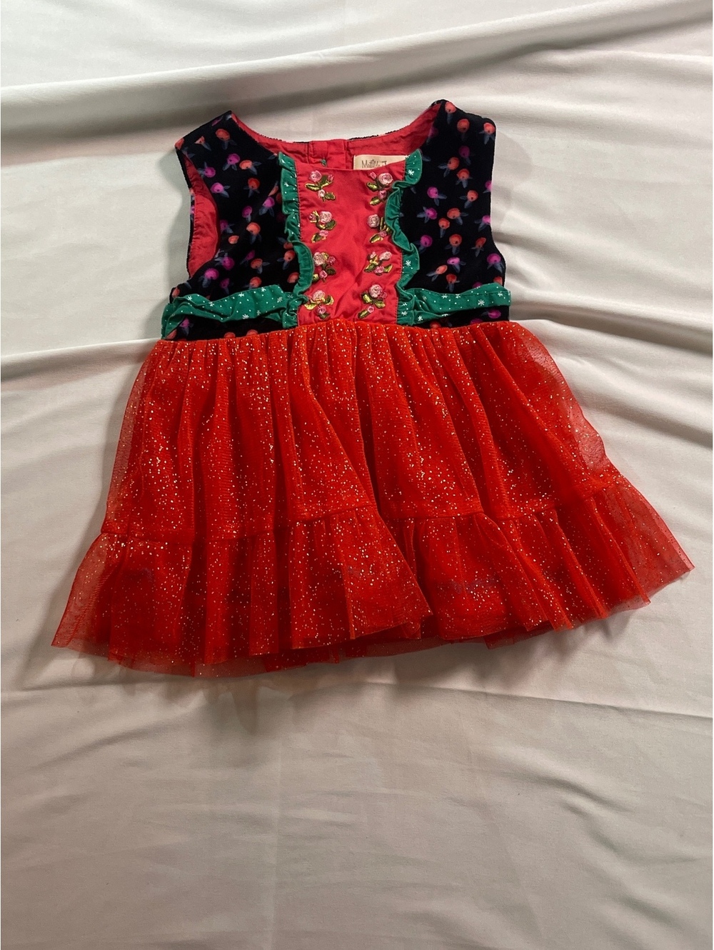 Girls Matilda Jane Size 4 Red Tulle Top Dress